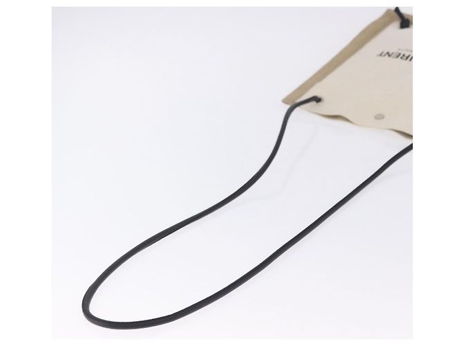Autre Marque SAINT LAURENT Schultertasche Canvas White Silver 710272 Auth ka6194V Silber Weiß - Ansicht 7