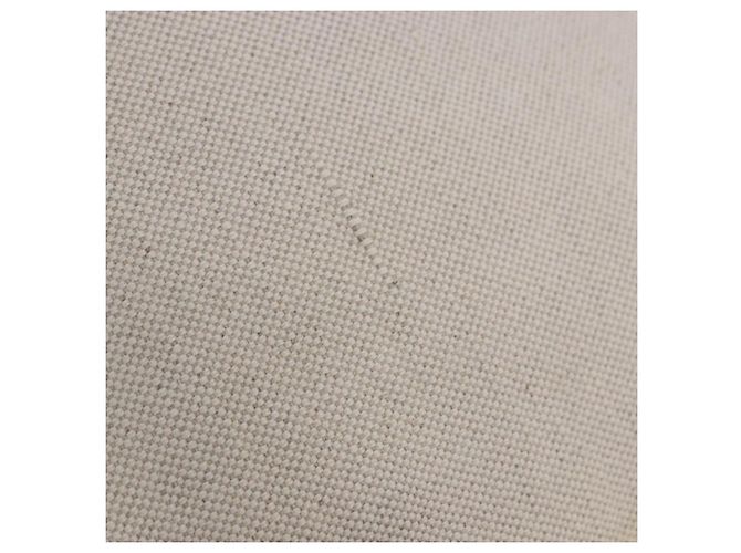 Autre Marque SAINT LAURENT Schultertasche Canvas White Silver 710272 Auth ka6194V Silber Weiß - Ansicht 8