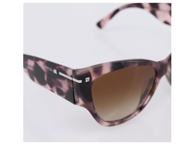 Gafas de sol VALENTINO Plástico Rosa Plata Auth BA15546A - vista 7