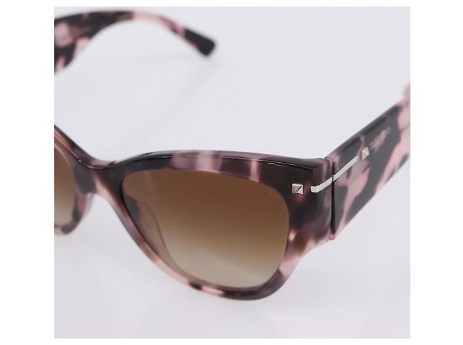 Gafas de sol VALENTINO Plástico Rosa Plata Auth BA15546A - vista 8
