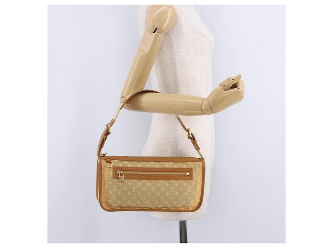 LOUIS VUITTON Monogram Mini Pochette Catrain Bag Beige M92333 LV Auth 205884 Monogramma - vista 29