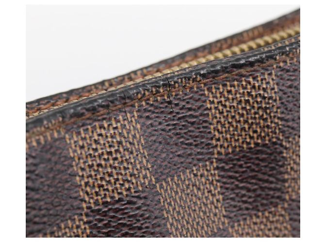 Borsa a tracolla LOUIS VUITTON Damier Ebene Looping MM SPO LV Auth LN162 - vista 10