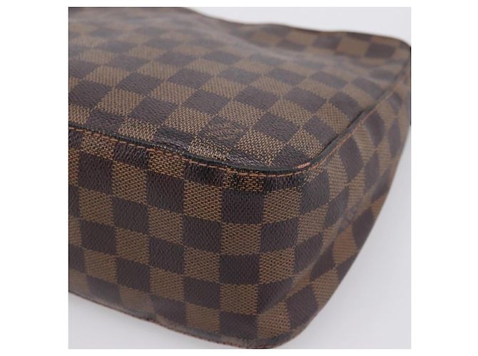 Borsa a tracolla LOUIS VUITTON Damier Ebene Looping MM SPO LV Auth LN162 - vista 15