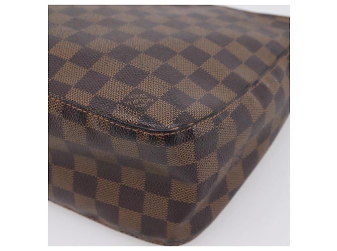 Borsa a tracolla LOUIS VUITTON Damier Ebene Looping MM SPO LV Auth LN162 - vista 17