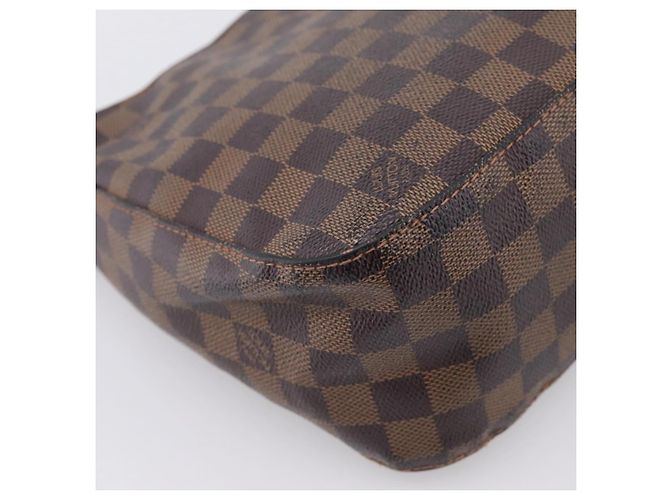 Borsa a tracolla LOUIS VUITTON Damier Ebene Looping MM SPO LV Auth LN162 - vista 18