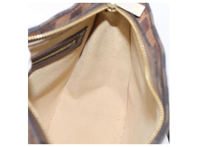 Borsa a tracolla LOUIS VUITTON Damier Ebene Looping MM SPO LV Auth LN162 - vista 21