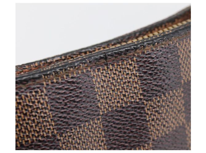 Borsa a tracolla LOUIS VUITTON Damier Ebene Looping MM SPO LV Auth LN162 - vista 26
