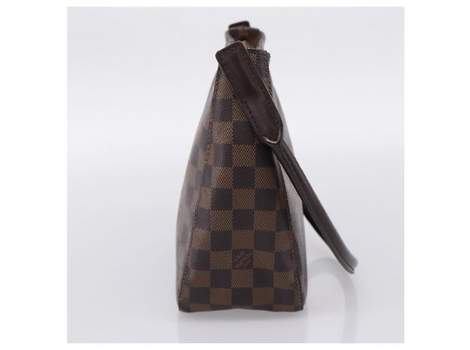 Borsa a tracolla LOUIS VUITTON Damier Ebene Looping MM SPO LV Auth LN162 - vista 3