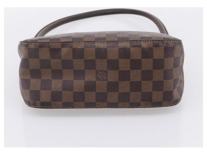 Borsa a tracolla LOUIS VUITTON Damier Ebene Looping MM SPO LV Auth LN162 - vista 5