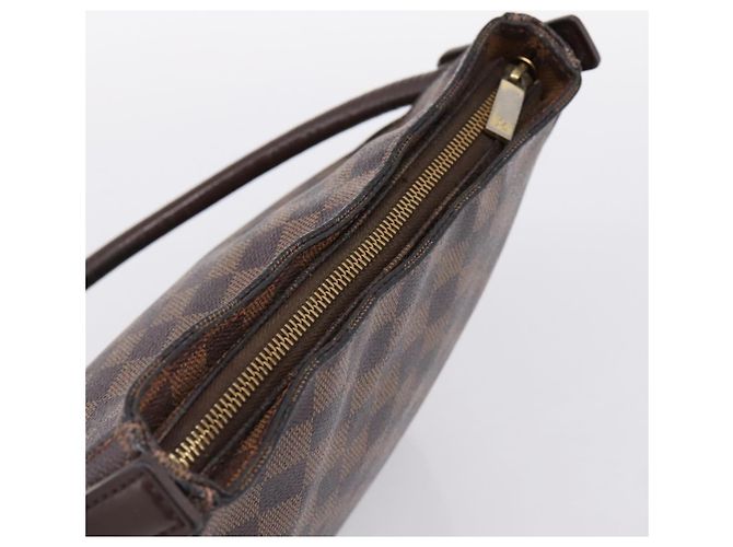 Borsa a tracolla LOUIS VUITTON Damier Ebene Looping MM SPO LV Auth LN162 - vista 6