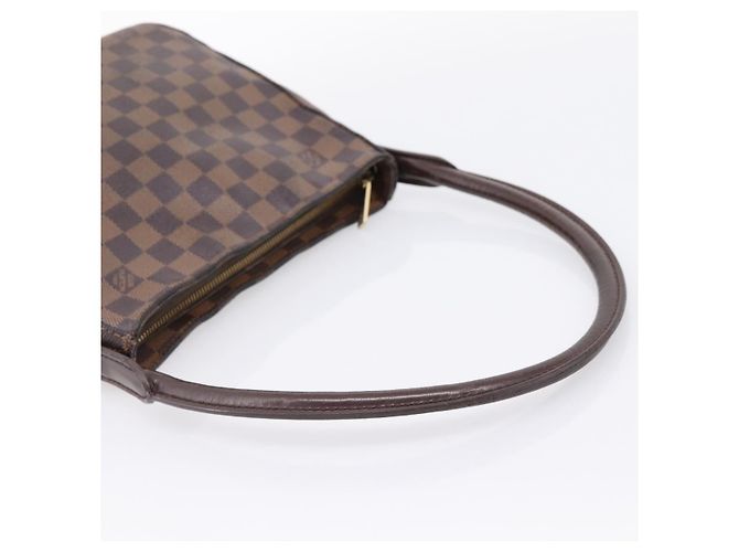 Borsa a tracolla LOUIS VUITTON Damier Ebene Looping MM SPO LV Auth LN162 - vista 7