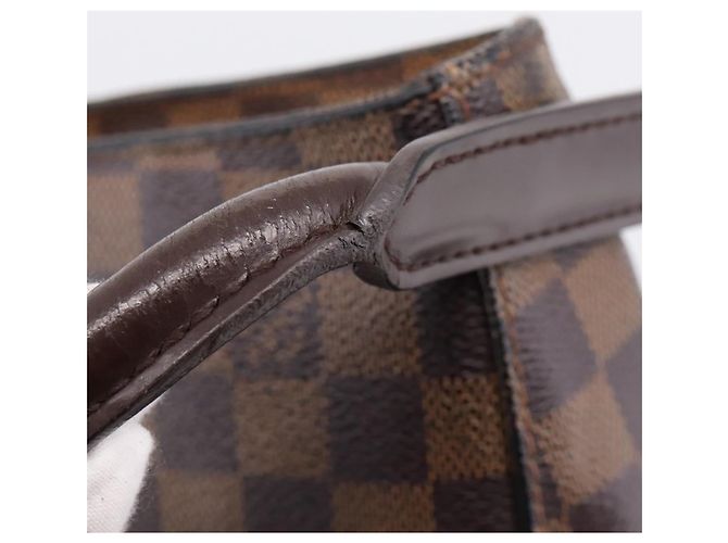 Borsa a tracolla LOUIS VUITTON Damier Ebene Looping MM SPO LV Auth LN162 - vista 9