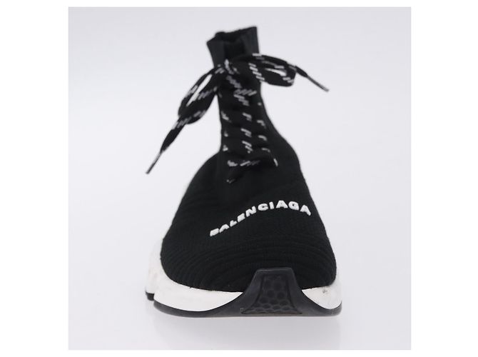BALENCIAGA Speed Trainer Sneaker aus Canvas schwarz Auth 202736M - Ansicht 13