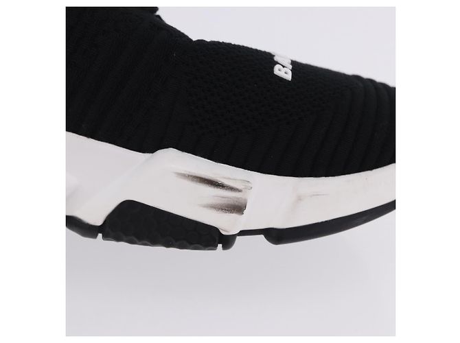 BALENCIAGA Speed Trainer Sneaker aus Canvas schwarz Auth 202736M - Ansicht 23