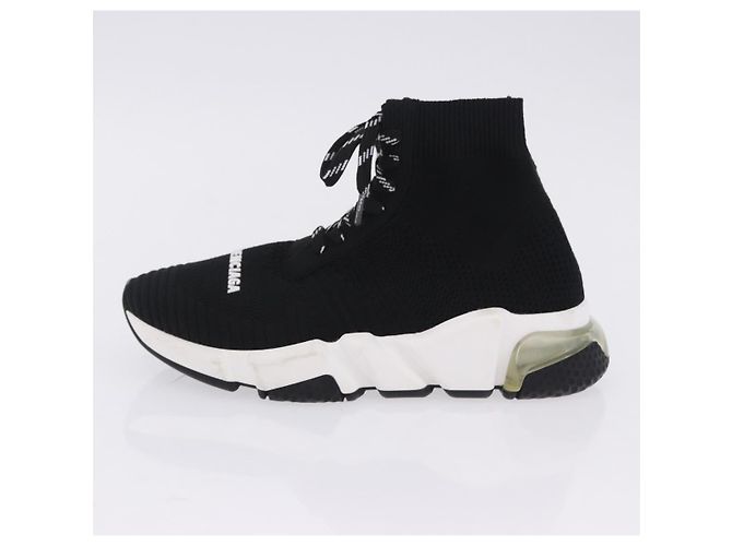 BALENCIAGA Speed Trainer Sneaker aus Canvas schwarz Auth 202736M - Ansicht 24