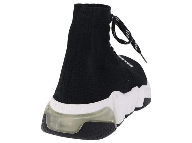 BALENCIAGA Speed Trainer Sneaker aus Canvas schwarz Auth 202736M - Ansicht 3