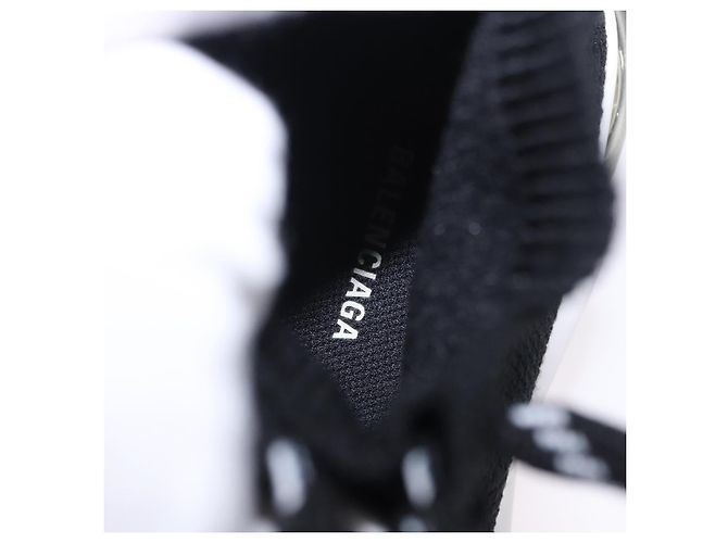 BALENCIAGA Speed Trainer Sneaker aus Canvas schwarz Auth 202736M - Ansicht 33