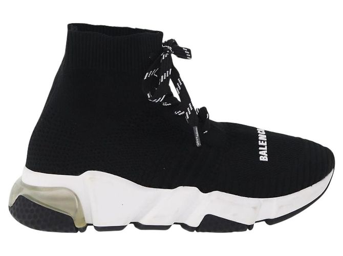BALENCIAGA Speed Trainer Sneaker aus Canvas schwarz Auth 202736M - Ansicht 4