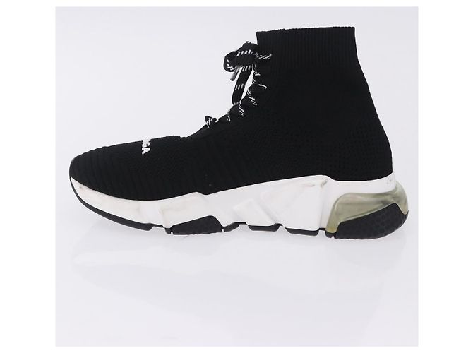 BALENCIAGA Speed Trainer Sneaker aus Canvas schwarz Auth 202736M - Ansicht 6