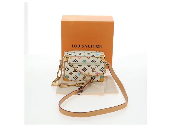 LOUIS VUITTON Monogram Craggy Mini Soft Trunk Bag Beige M25132 LV Auth 200369SM - vista 12