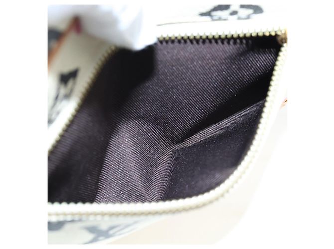 LOUIS VUITTON Monogram Craggy Mini Soft Trunk Bag Beige M25132 LV Auth 200369SM - vista 20