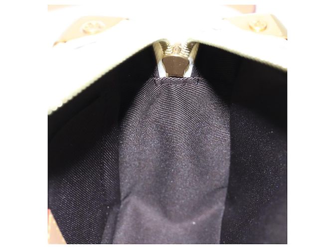 LOUIS VUITTON Monogram Craggy Mini Soft Trunk Bag Beige M25132 LV Auth 200369SM - vista 22