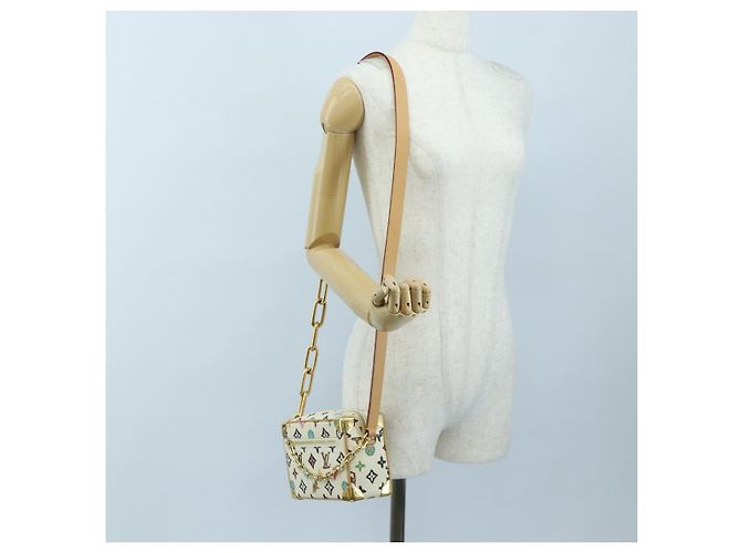 LOUIS VUITTON Monogram Craggy Mini Soft Trunk Bag Beige M25132 LV Auth 200369SM - vista 25