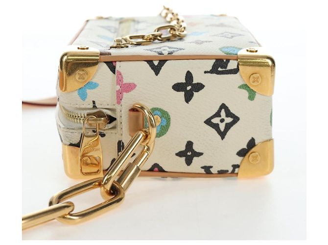 LOUIS VUITTON Monogram Craggy Mini Soft Trunk Bag Beige M25132 LV Auth 200369SM - vista 3