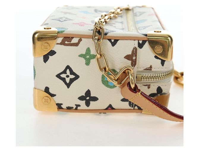 LOUIS VUITTON Monogram Craggy Mini Soft Trunk Bag Beige M25132 LV Auth 200369SM - vista 4