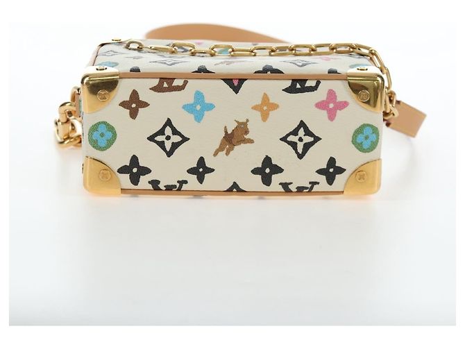 LOUIS VUITTON Monogram Craggy Mini Soft Trunk Bag Beige M25132 LV Auth 200369SM - vista 5