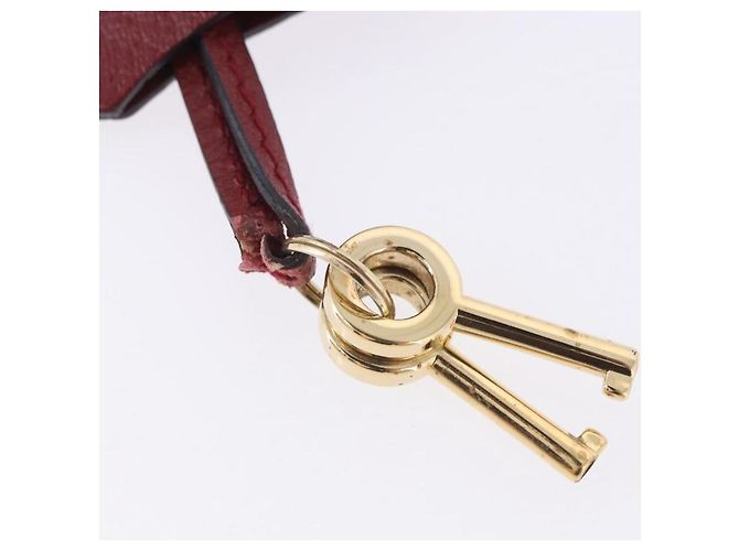 Padlock Borsa a tracolla GUCCI GG Supreme con catena e lucchetto PVC Beige Gold 409487 Auth ka6254V - vista 22