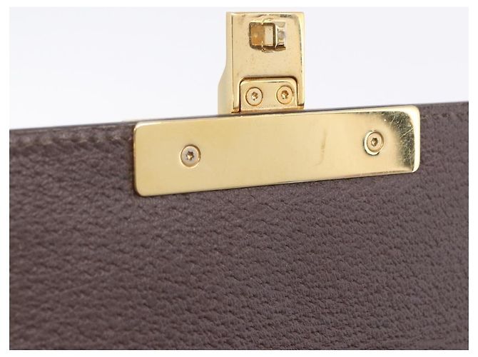 Padlock Borsa a tracolla GUCCI GG Supreme con catena e lucchetto PVC Beige Gold 409487 Auth ka6254V - vista 24