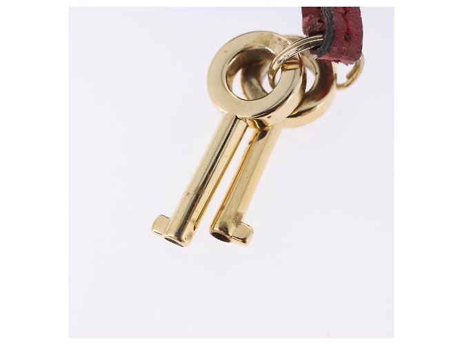 Padlock Borsa a tracolla GUCCI GG Supreme con catena e lucchetto PVC Beige Gold 409487 Auth ka6254V - vista 9