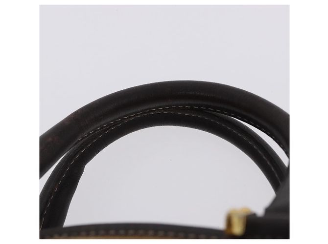 Borsa a mano LOEWE Amazona 32 in camoscio beige tono oro Auth ka6290 - vista 16