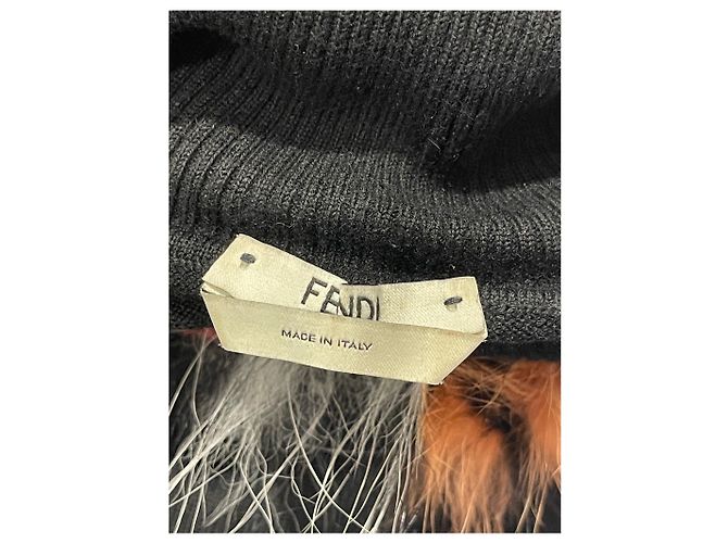 Camisola Fendi de pele Preto - vista 4