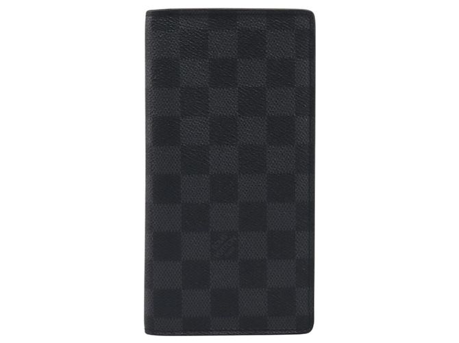 LOUIS VUITTON Damier Graphite Portefeuille Plaza Wallet N62665 LV Auth 203066V Damier ebene - vista 13