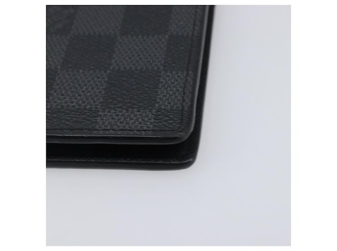 LOUIS VUITTON Damier Graphite Portefeuille Plaza Wallet N62665 LV Auth 203066V Damier ebene - vista 7