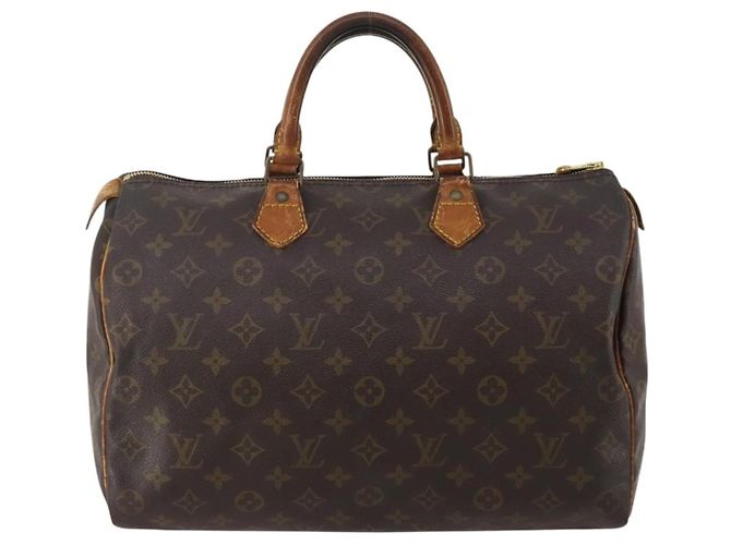 LOUIS VUITTON Monogram Speedy 35 Hand Bag M41524 LV Auth 197881 Monogramma - vista 13