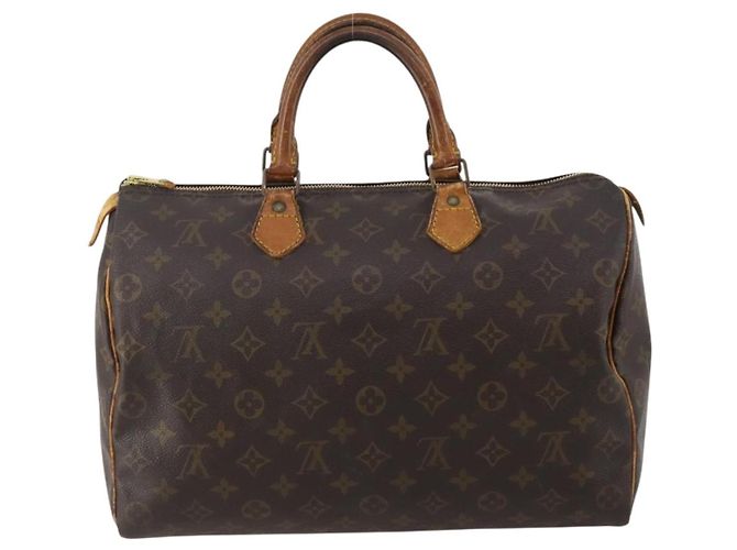 LOUIS VUITTON Monogram Speedy 35 Hand Bag M41524 LV Auth 197881 Monogramma - vista 2