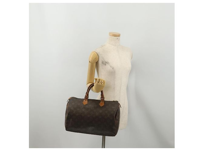 LOUIS VUITTON Monogram Speedy 35 Hand Bag M41524 LV Auth 197881 Monogramma - vista 23