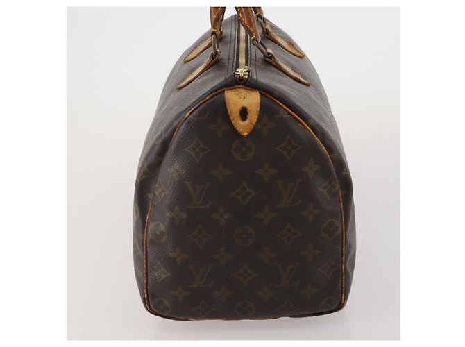 LOUIS VUITTON Monogram Speedy 35 Hand Bag M41524 LV Auth 197881 Monogramma - vista 3