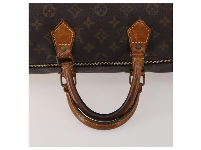 LOUIS VUITTON Monogram Speedy 35 Hand Bag M41524 LV Auth 197881 Monogramma - vista 7
