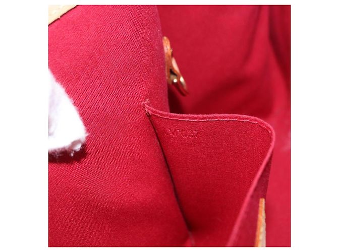 LOUIS VUITTON Monogram Vernis Roxbury Drive Pomme D'amour M91987 LV Auth 197839V Rosso - vista 11