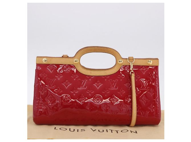LOUIS VUITTON Monogram Vernis Roxbury Drive Pomme D'amour M91987 LV Auth 197839V Rosso - vista 12