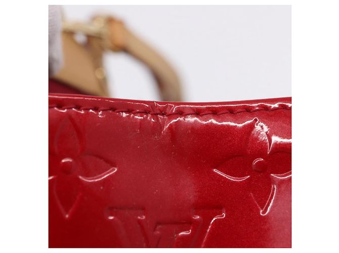 LOUIS VUITTON Monogram Vernis Roxbury Drive Pomme D'amour M91987 LV Auth 197839V Rosso - vista 16