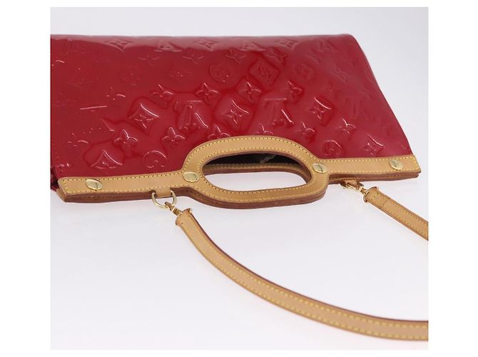LOUIS VUITTON Monogram Vernis Roxbury Drive Pomme D'amour M91987 LV Auth 197839V Rosso - vista 17