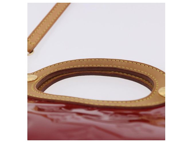 LOUIS VUITTON Monogram Vernis Roxbury Drive Pomme D'amour M91987 LV Auth 197839V Rosso - vista 19