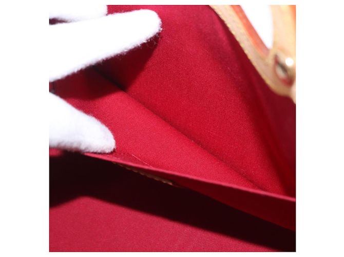 LOUIS VUITTON Monogram Vernis Roxbury Drive Pomme D'amour M91987 LV Auth 197839V Rosso - vista 32