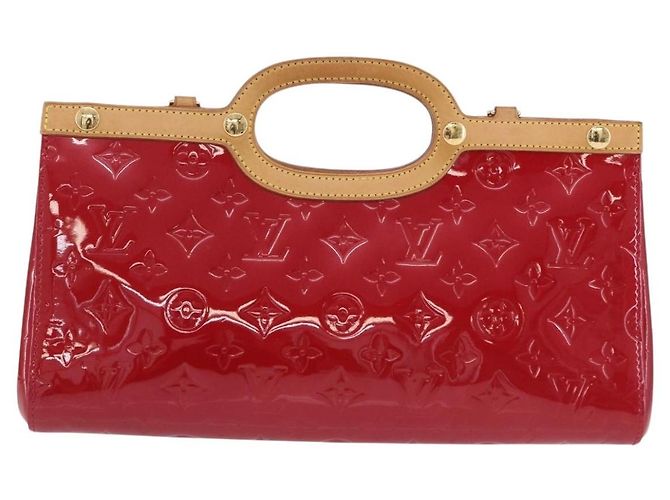 LOUIS VUITTON Monogram Vernis Roxbury Drive Pomme D'amour M91987 LV Auth 197839V Rosso - vista 4