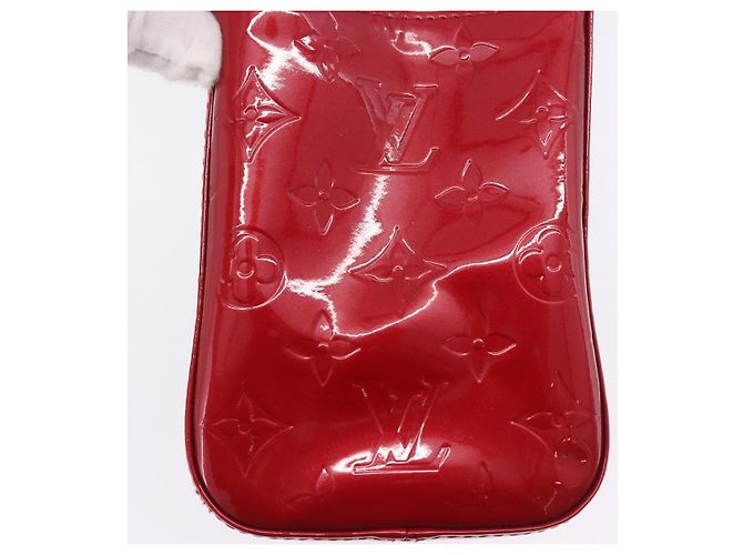 LOUIS VUITTON Monogram Vernis Roxbury Drive Pomme D'amour M91987 LV Auth 197839V Rosso - vista 8
